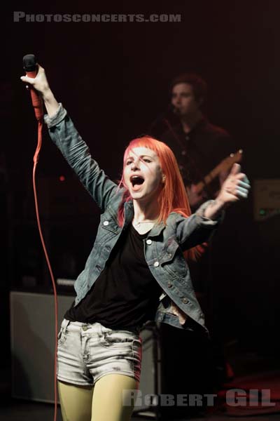 PARAMORE - 2013-04-01 - PARIS - La Cigale - Hayley Nichole Williams - Taylor Benjamin York